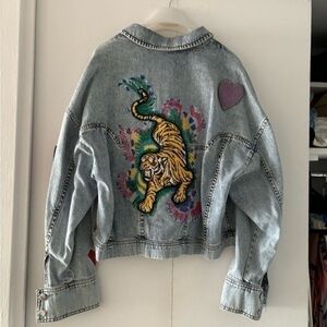 Mani Mani Denim Jean Jacket Size Medium